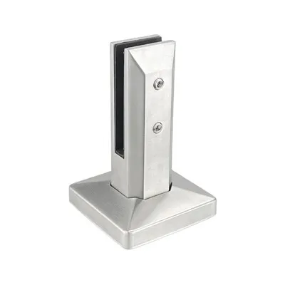 Golvmonterad fyrkantig justerbar glastapp